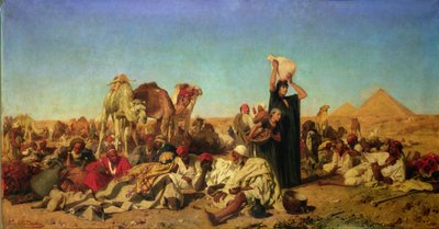 Egyptian Encampment by Leopold Muller